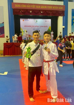 Đắk Lắk có huy chương vàng đầu tiên tại Hội khỏe Phù Đổng toàn quốc