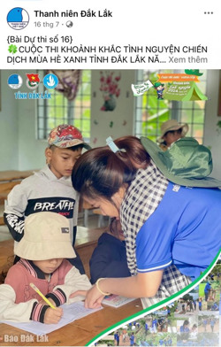 Trao giải Cuộc thi “Khoảnh khắc tình nguyện”