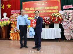 Bác sĩ CKII Trịnh Hồng Nhựt giữ chức Giám đốc Bệnh viện Đa khoa TP. Buôn Ma Thuột