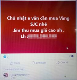 "Sóng ngầm" mua bán vàng miếng