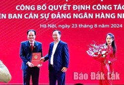 Giám đốc Agribank Đắk Lắk Vương Hồng Lĩnh được bổ nhiệm giữ chức vụ Phó Tổng Giám đốc Agribank