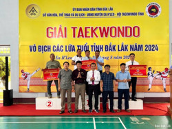 Giải taekwondo vô địch các lứa tuổi tỉnh 2024: Đội Ea Kar 1 đoạt giải Nhất toàn đoàn