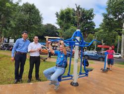Xã hội hóa thiết bị tập thể dục tại các hoa viên ở TP Buôn Ma Thuột