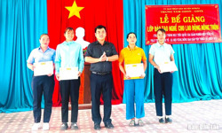 Huyện M’Drắk: 32 lao động xã Cư Prao được đào tạo nghề may dân dụng