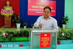 Huyện Ea Kar: Phát động và tiếp nhận gần 620 triệu đồng ủng hộ nhân dân các tỉnh miền Bắc