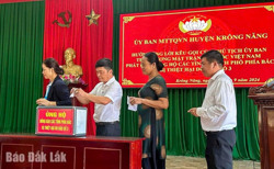 Huyện Krông Năng phát động ủng hộ đồng bào miền Bắc bị thiệt hại do cơn bão số 3