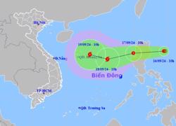 Áp thấp nhiệt đới sắp mạnh lên thành bão hướng vào biển Đông