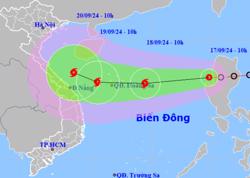 Áp thấp nhiệt đới vào Biển Đông, sắp mạnh lên thành bão số 4, di chuyển rất phức tạp