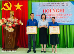 7.290 đoàn viên, thanh niên tham gia chiến dịch thanh niên tình nguyện hè năm 2024 tại huyện Ea H'leo