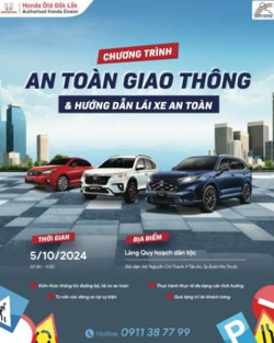 AN TOÀN GIAO THÔNG - LÁI XE AN TOÀN CÙNG HONDA Ô TÔ ĐẮK LẮK – BUÔN MA THUỘT