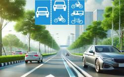 Mức phạt lỗi chuyển làn đường không đúng quy định năm 2025