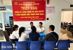 Chi cục Thuế khu vực Lắk – Krông Bông: Tổng thu thuế, phí - lệ phí gần 95,4 tỷ đồng