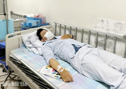 Sĩ quan trẻ mắc bệnh hiểm nghèo