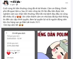 Giáo viên vui mừng khi nhận được tiền thưởng theo Nghị định 73