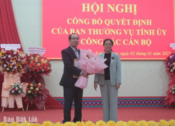 Đồng chí Đỗ Ngọc Thức được điều động và chỉ định giữ chức vụ Bí thư Huyện ủy Krông Bông