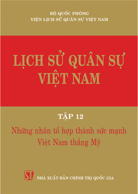 Bìa tập 12 Bộ Lịch sử quân sự Việt Nam
