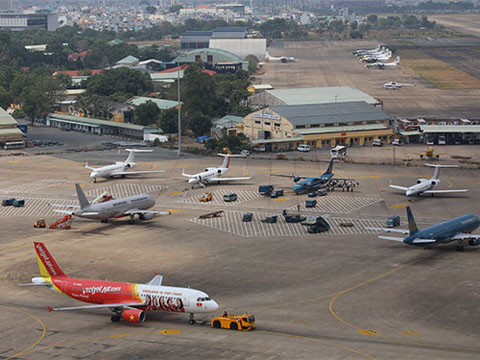 ACV hiện là doanh nghiệp độc quyền khai thác 22 sân bay trên cả nước. Ảnh TL