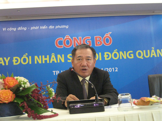 Ông Phạm Hữu Phú thôi giữ chức Tổng Giám đốc Eximbank từ ngày 10-12.