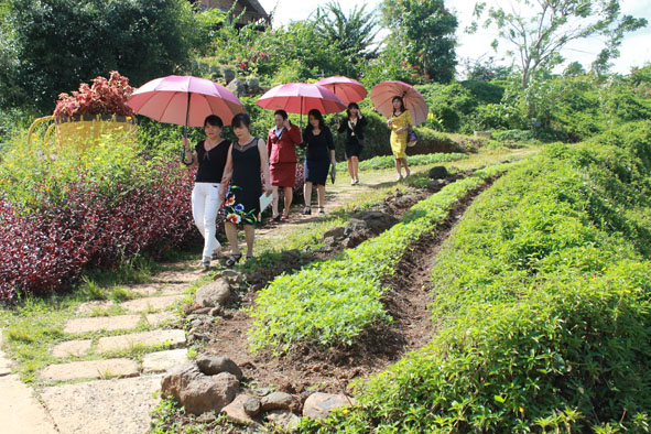  Du khách tham quan khu  du lịch Ko Tam.