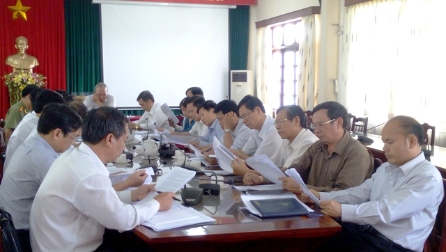 Các đại biểu tỉnh Dak Lak tham dự hội nghị trực tuyến