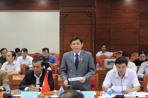 Phó Chủ tịch UBND tỉnh Nguyễn Tuấn Hà phát biểu tại Hội nghị