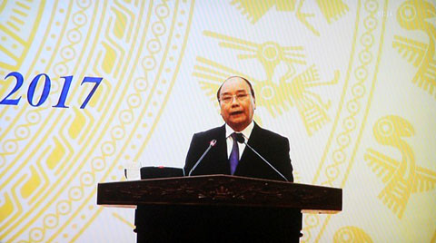 Thủ tướng Chính phủ Nguyễn Xuân Phúc phát biểu chỉ đạo Hội nghị