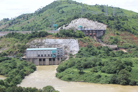 Nhà máy thủy điện Buôn Tua Shar nằm trên lưu vực sông Sêrêpốk