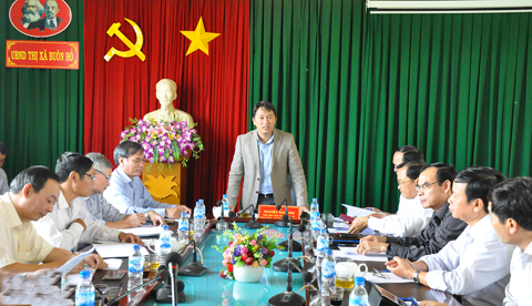 Phó Chủ tịch Thường trực UBND tỉnh Nguyễn Hải Ninh phát biểu chỉ đạo tại cuộc họp