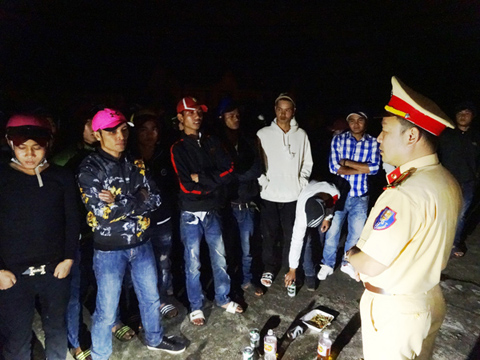 Công an Đắk Lắk ngăn chặn kịp thời nhóm đua xe đêm Noel