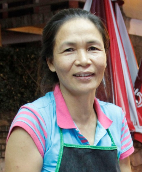 Chị Nguyễn Thị Thơ, chủ cơ sở sản xuất cà phê bột Thơ Dũng (huyện Cư M’gar).     