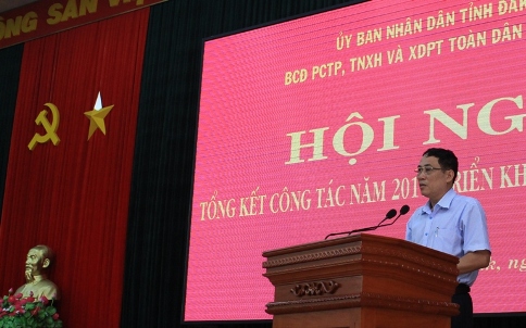  Phó Chủ tịch UBND tỉnh Võ Văn Cảnh phát biểu chỉ đạo hội nghị. 
