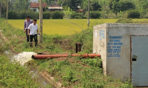 Một trạm bơm tưới tại xã Cư Ni, huyện Ea Kar