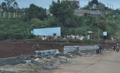 Một công trình xây dựng cơ bản tại huyện Krông Năng